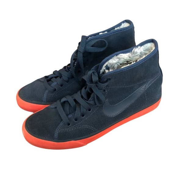 Nike Shoes - Nike Primo Court Suede Faux Fur Size 6
